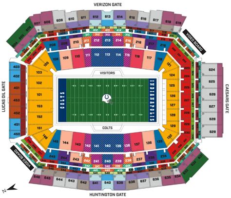 Indianapolis Colts Interactive Seating Chart with Seat .